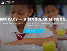 Tablet Screenshot of efficacy.org